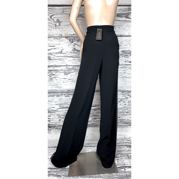 Derek Lam - High Waist - Tech Caddy Wide Leg Pants - Picture 3 of 8